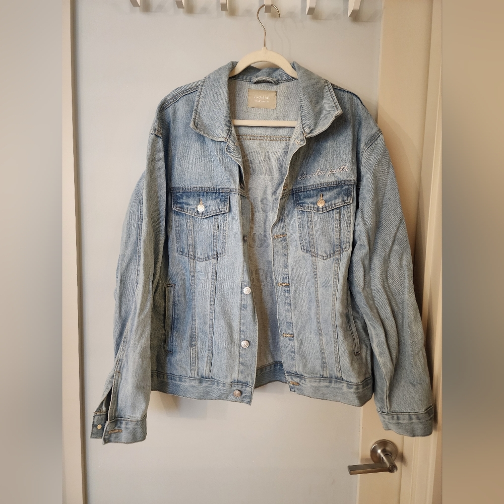 Elevated Faith Denim Jacket